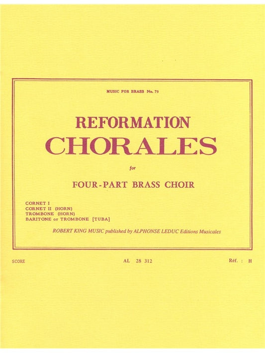 Reformation Chorales | Robert King | Quatuor de cuivres