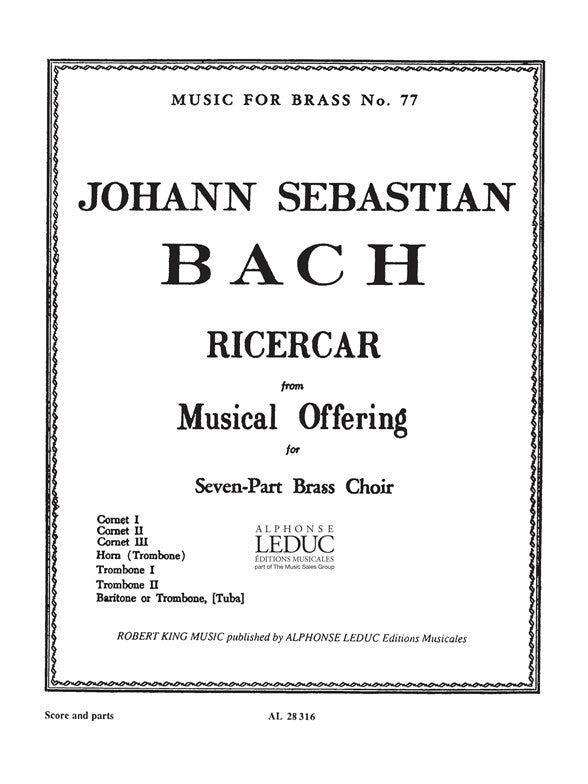 Ricercar, extrait de l'Offrande musicale | Johann Sebastian Bach