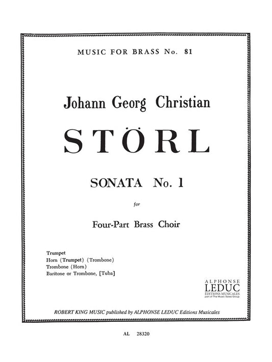 Sonata N01 | Stoerl | Ensemble de cuivres