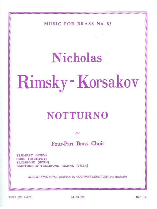Nocturne | Nikolai Rimsky-Korsakov | Quatuor de cuivres