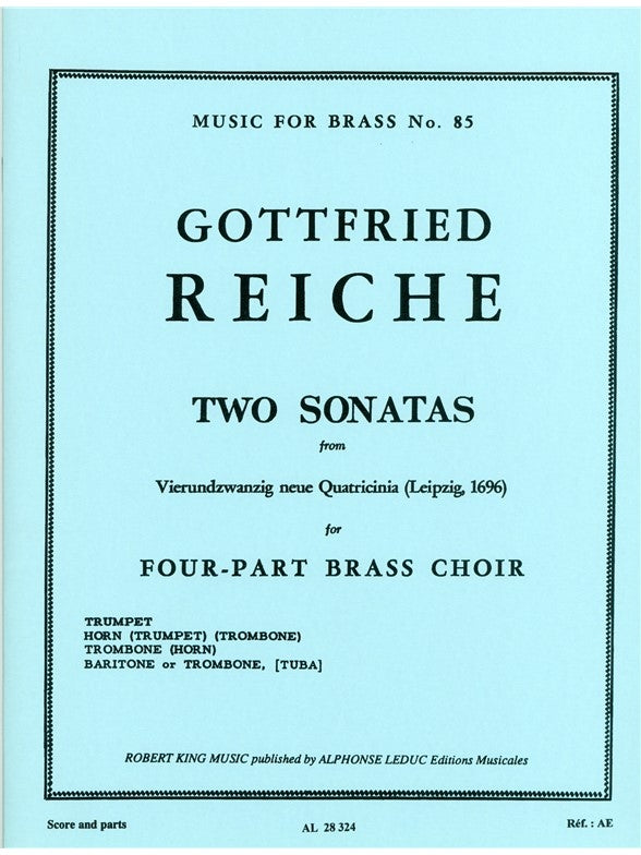 2 Sonates - n° 21 et n° 22 | Reiche | Quatuor de cuivres