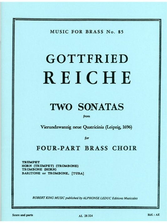 2 Sonates - n° 21 et n° 22 | Reiche | Quatuor de cuivres