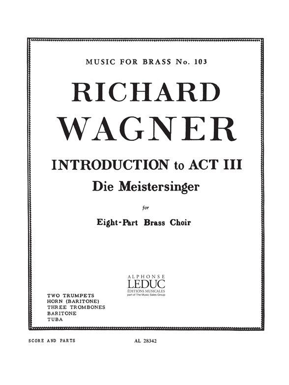 Introduction à l'acte 3 des Maîtres chanteurs | Richard Wagner