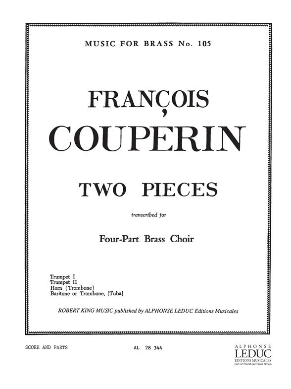 Two Pièces | François Couperin | Quatuor de cuivres