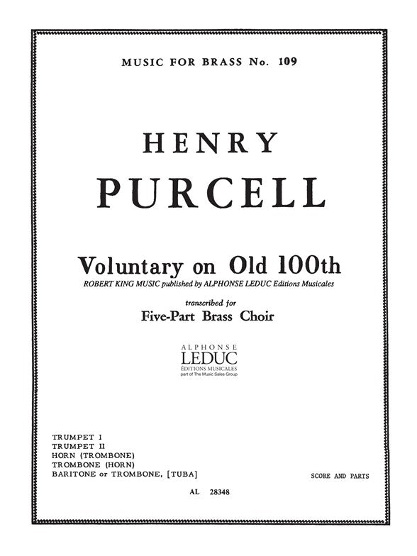 Voluntary On 'Old 100th' | Henry Purcell