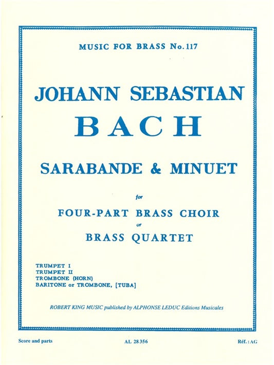 Sarabande et Menuet | Johann Sebastian Bach