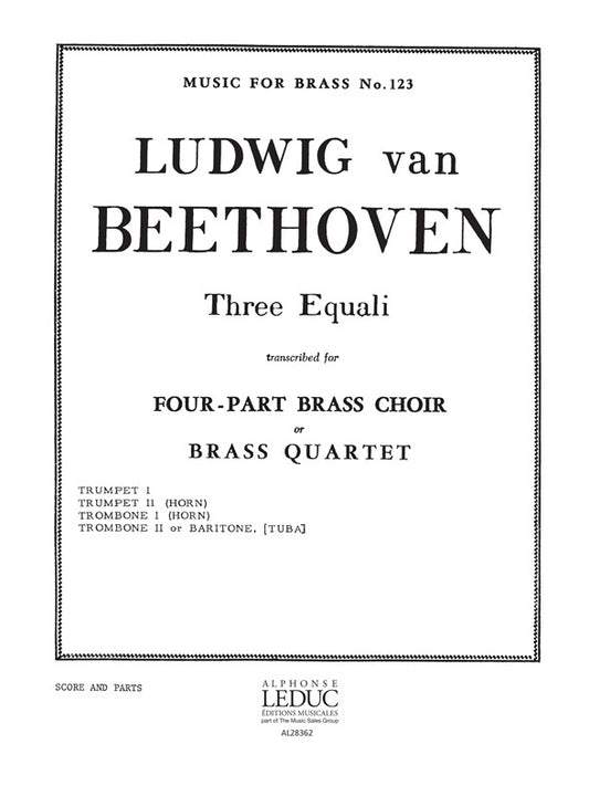 3 Equali | Ludwig van Beethoven | Quatuor de cuivres