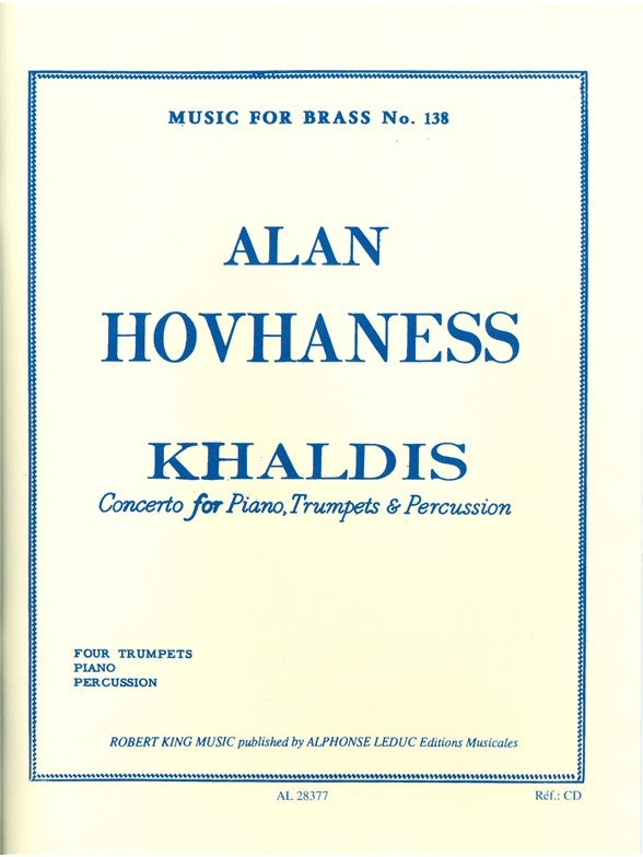 Alan Hovhaness: Khaldis | Alan Hovhaness | Trompette