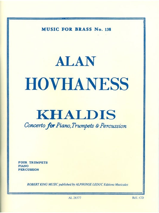Alan Hovhaness: Khaldis | Alan Hovhaness | Trompette