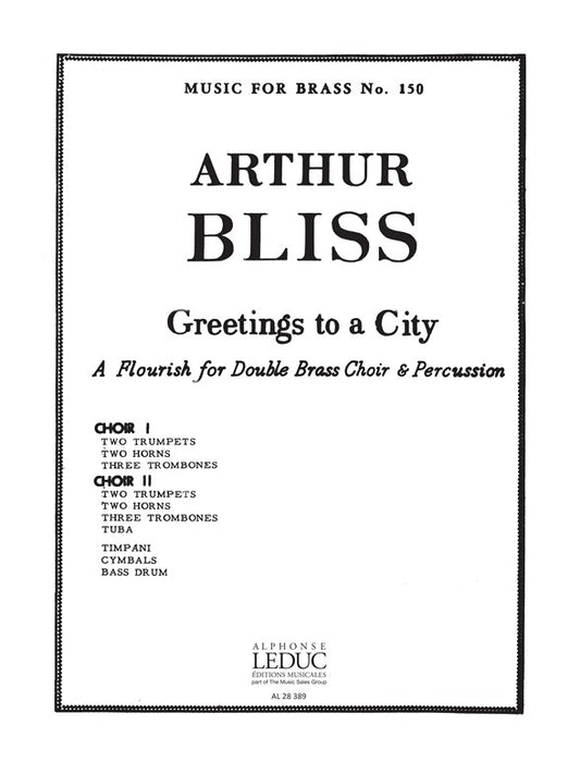 Greetings To A City | Bliss | Ensemble de cuivres