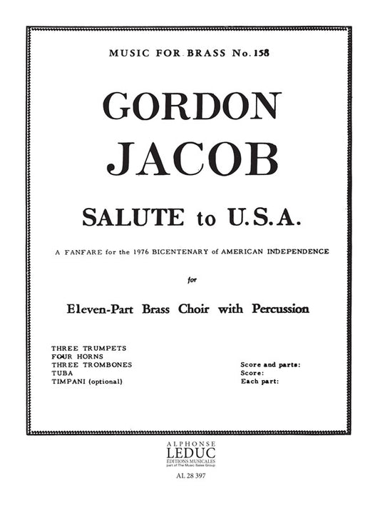 Salute To Usa | Jacob | Ensemble de cuivres