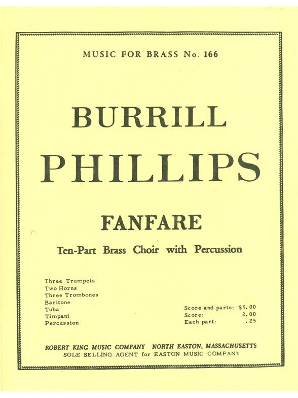 Fanfare | Phillips | Ensemble de cuivres