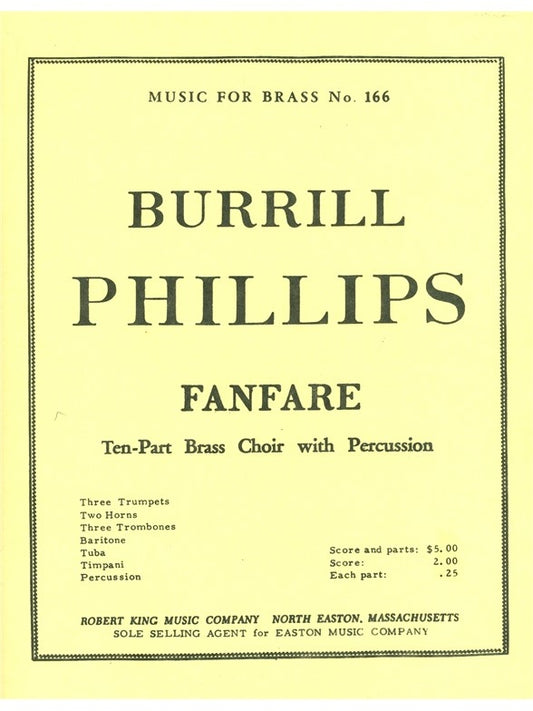 Fanfare | Phillips | Ensemble de cuivres