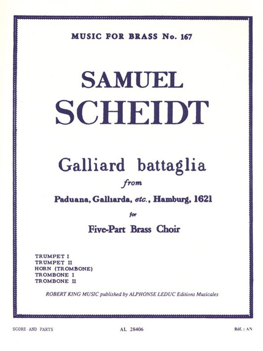 Galliard Battaglia | Scheidt | Quintette de cuivres