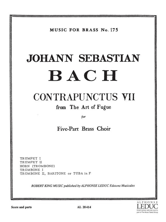 Contrapunctus VII | Johann Sebastian Bach