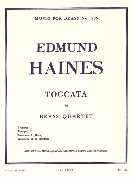 Toccata | Haines | Quatuor de cuivres