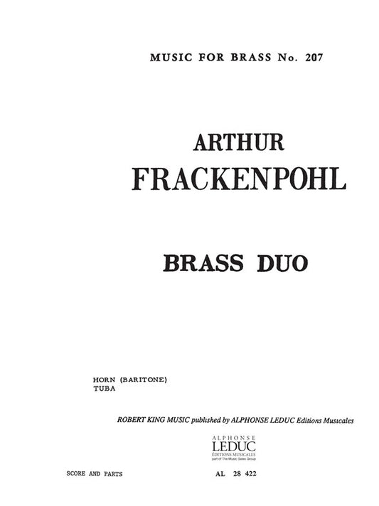 Duo de cuivres | Arthur R. Frackenpohl | Cor