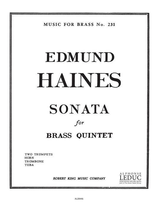 Sonata | Haines | Quintette de cuivres