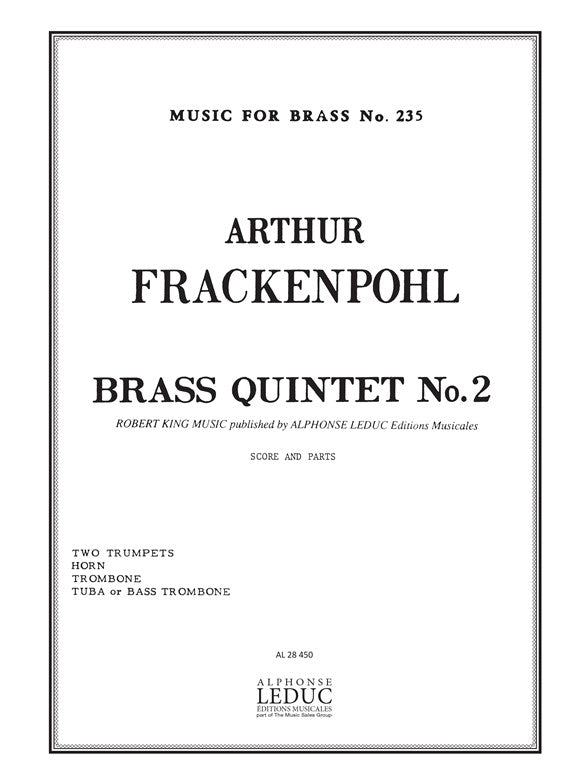Arthur R. Frackenpohl : Quintette n° 2