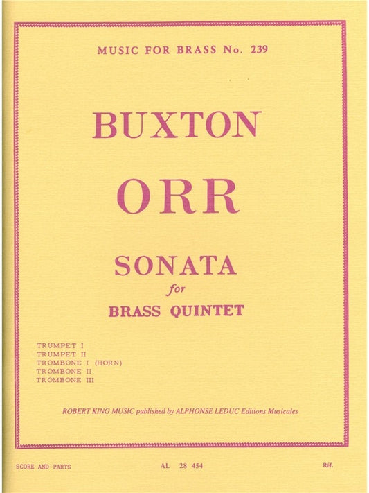 Sonata | Orr | Quintette de cuivres