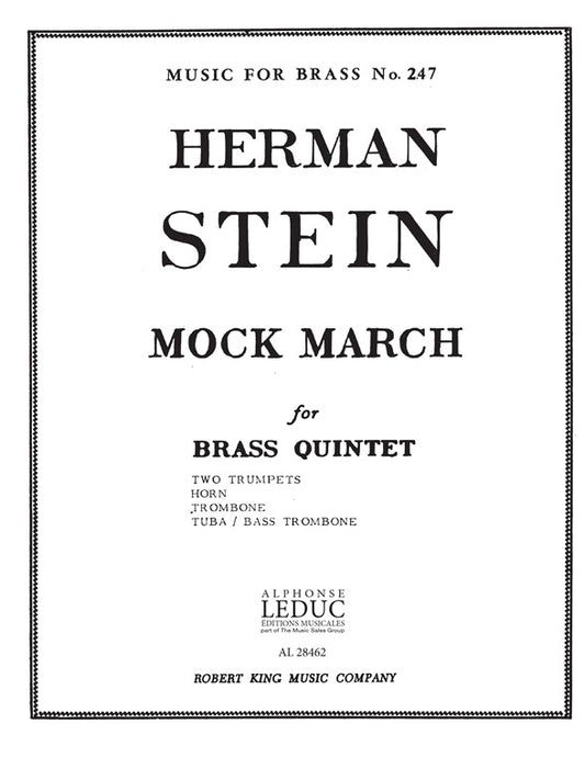 Mock March | Stein | Quintette de cuivres