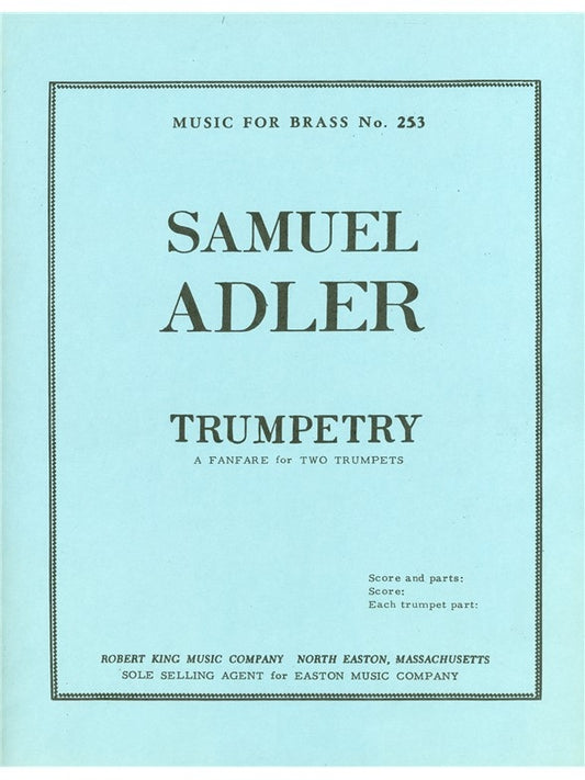 Trumpetry | Samuel Adler | Trompette
