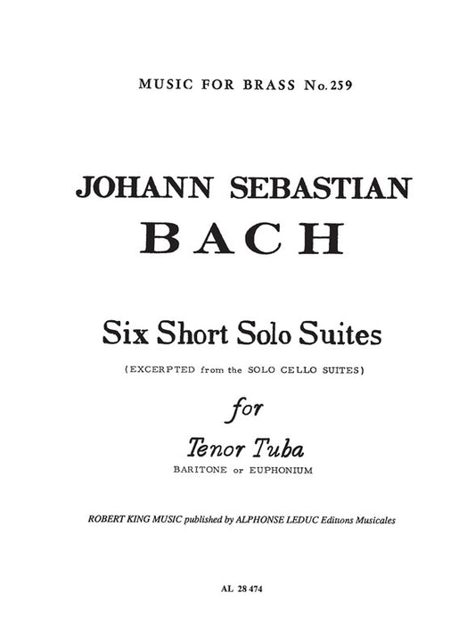 Six courtes suites pour soliste | Robert King | Euphonium