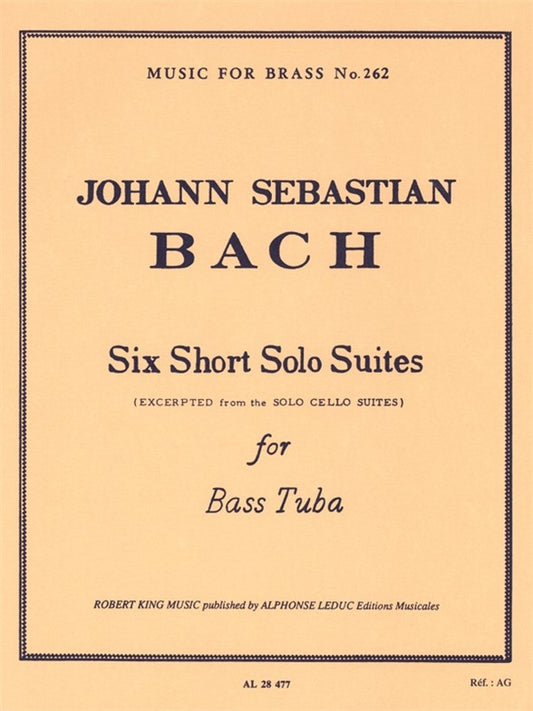 Six courtes suites pour soliste | Johann Sebastian Bach | Tuba