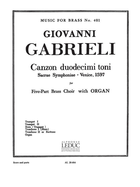 Canzon Duodecimi Toni | Andrea Gabrieli