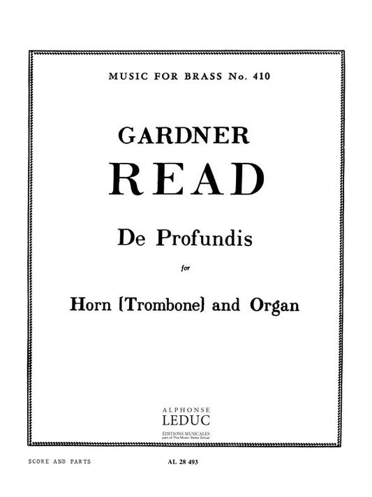 De Profundis | Read | Trombone