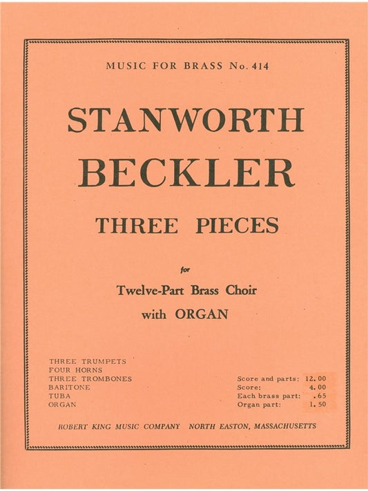 3 Pièces | Beckler | Ensemble de cuivres