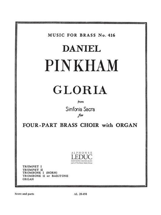 Gloria, extrait de Sinfonia Sacra | Pinkham
