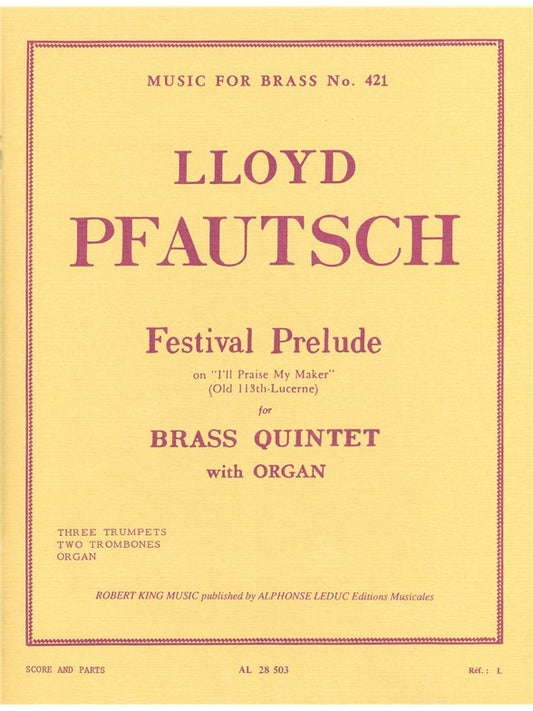 Festival Prélude | Pfautsch | Quintette de cuivres