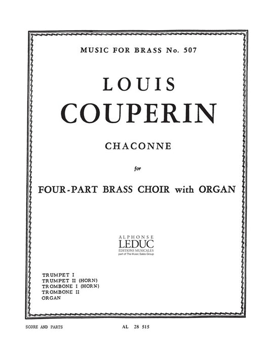 Chaconne | Louis Couperin | Quatuor de cuivres