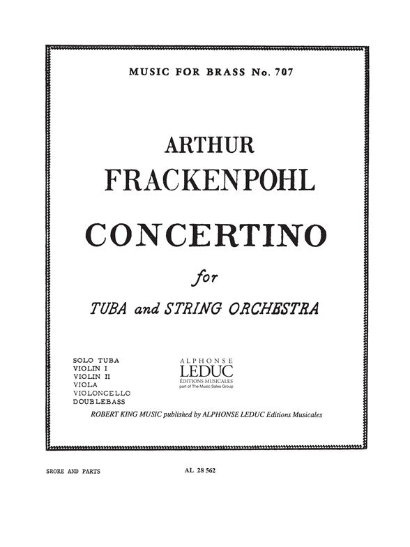 Arthur R. Frackenpohl: Concertino | Tuba