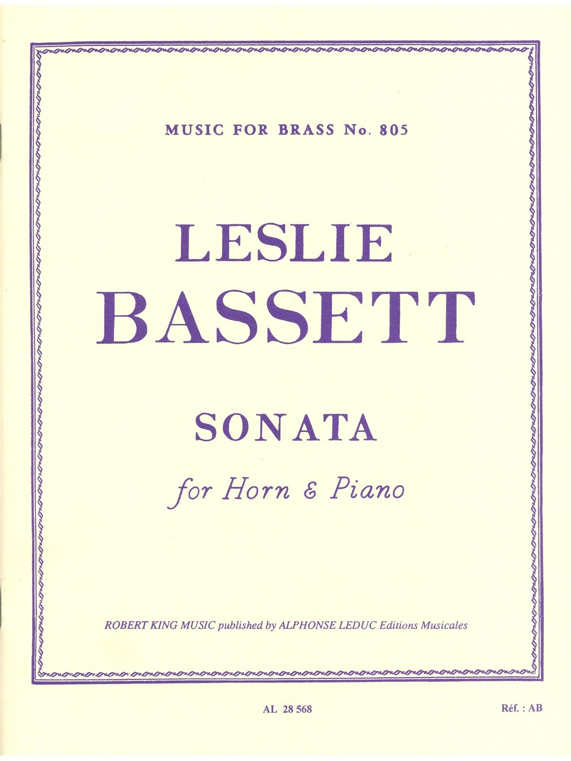 Sonata | Bassett | Cor