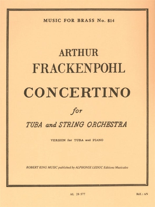 Concertino pour tuba | Arthur R. Frackenpohl