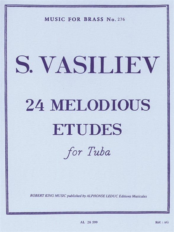 24 études mélodiques | Vasiliev | Tuba