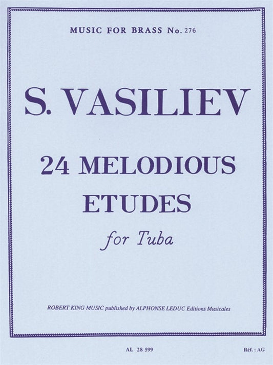 24 études mélodiques | Vasiliev | Tuba
