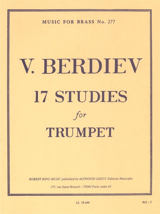 17 études | Berdiev | Trompette