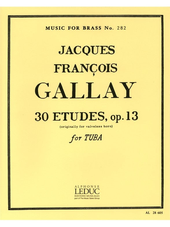 30 études, op. 13 | Jacques-François Gallay | Tuba