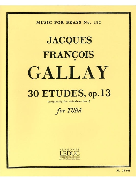 30 études, op. 13 | Jacques-François Gallay | Tuba