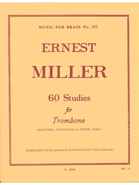 60 études pour trombone | Miller