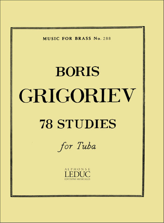 78 Studies for Tuba | Boris Grigoriev
