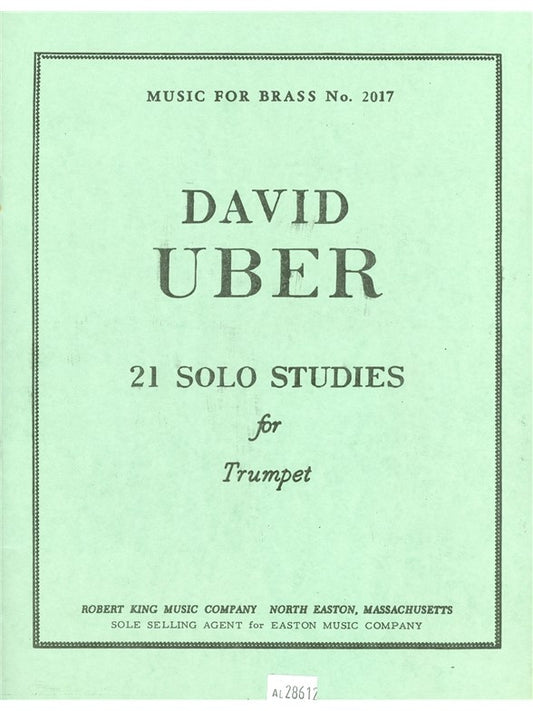 21 études solo | Uber | Trompette