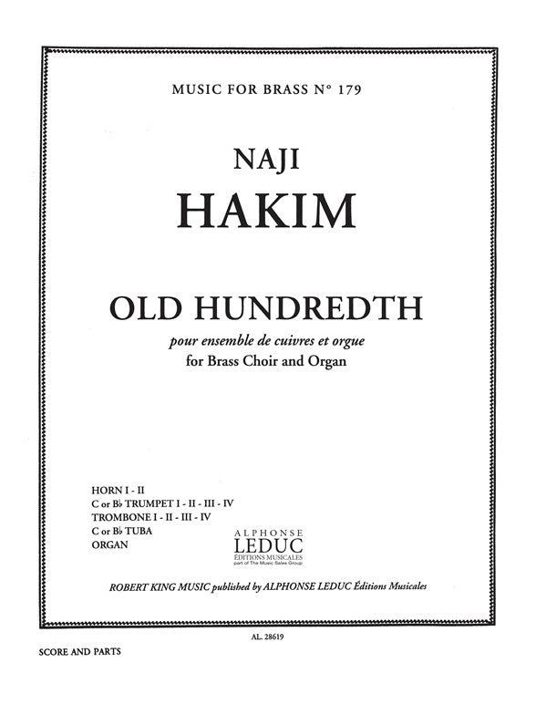 Old Hundredth (ensemble de cuivres) | Naji Hakim