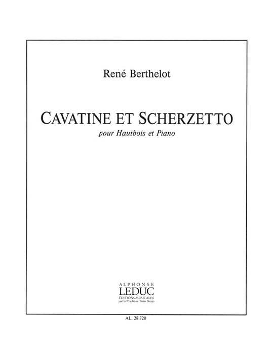 Cavatine Et Scherzetto | René Berthelot | Hautbois