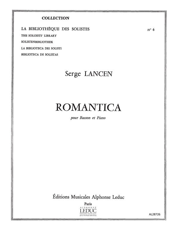 Romantica | Serge Lancen | Basson