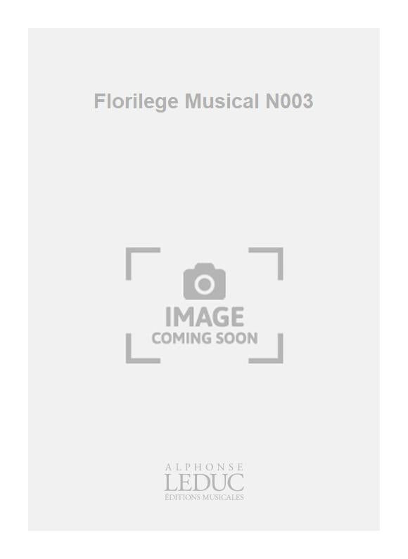 Florilège Musical N003 | Marc Berthomieu | Alto