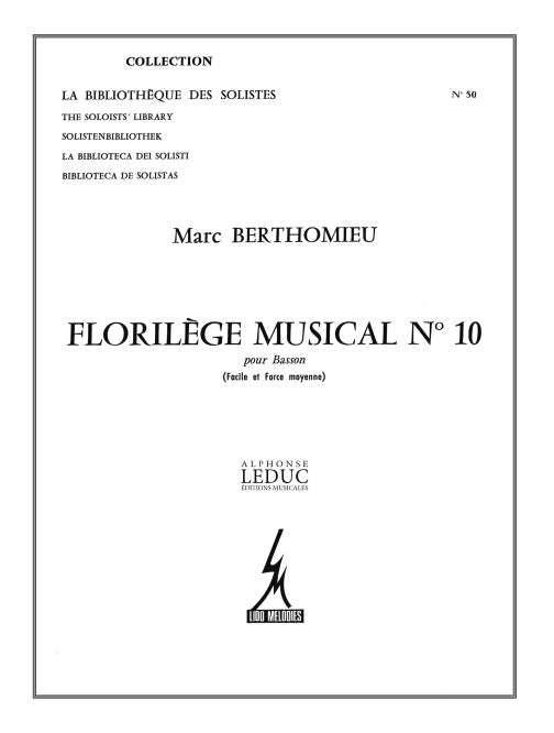 Florilège Musical N010 | Marc Berthomieu | Basson